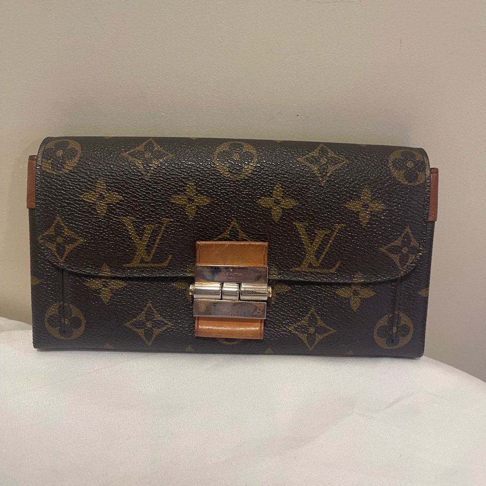Vintage Louis Vuitton Adele canvas leather monogram wallet